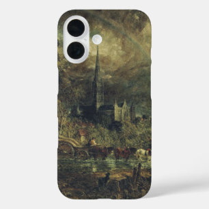 Salisbury Cathedral from the Meadows iPhone 16 Case