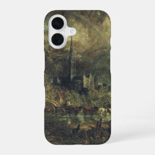 Salisbury Cathedral from the Meadows iPhone 16 Case