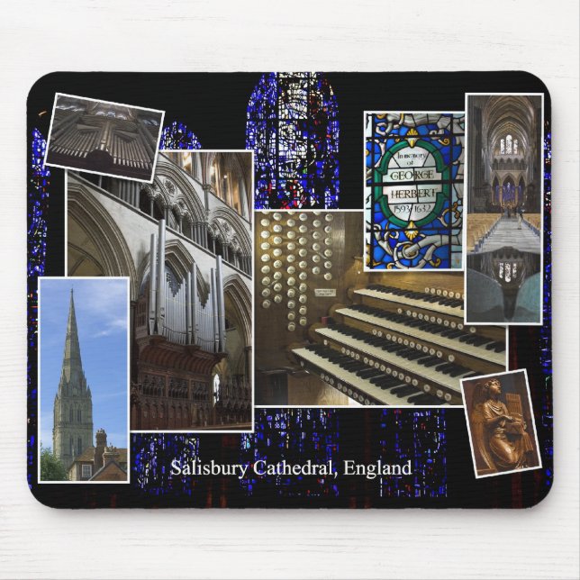 Salisbury Cathedral pipe organ mousepad (Front)