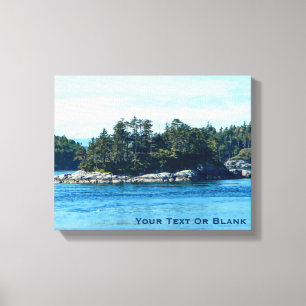 Salish Island Canvas Print