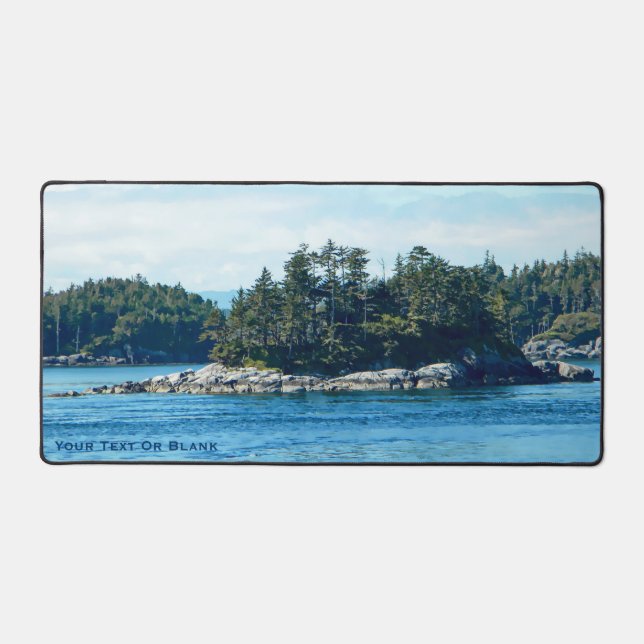 Salish Island Desk Mat (Front)