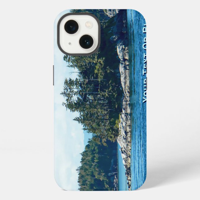 Salish Island iPhone Case (Back)