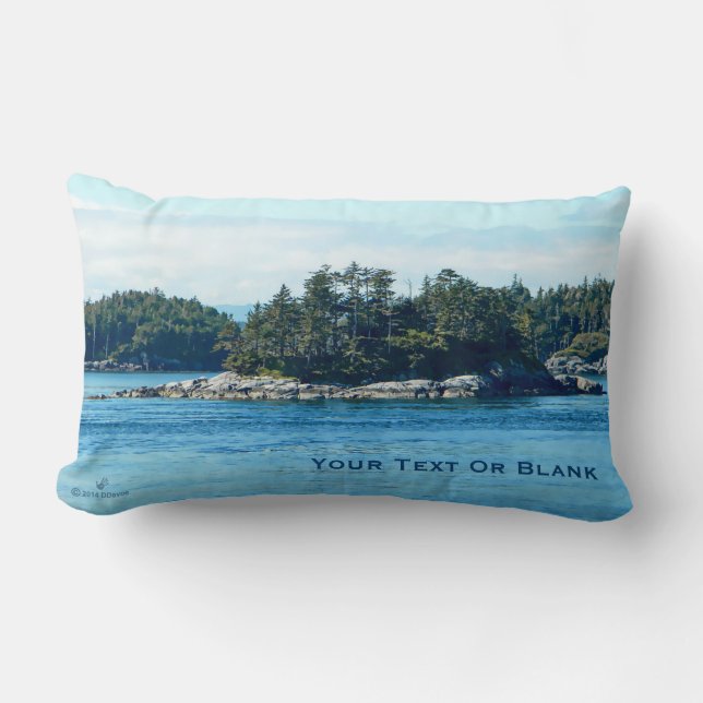 Salish Island Lumbar Pillow (Front)