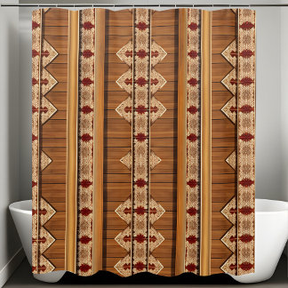 Salle de bain Douche rideau Rustique Style vertica