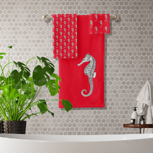 Salle de bain marine moderne Marine Rouge