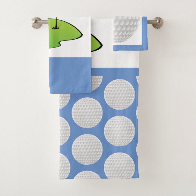 Salle de bain Monogram Golf Ball (En situation)