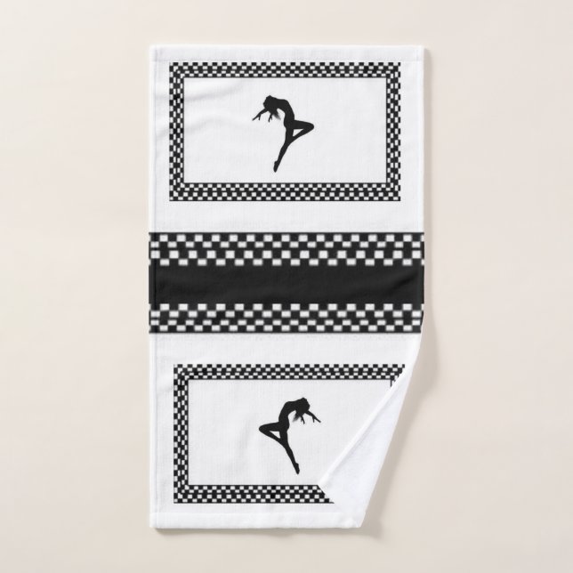 Salle de bain Serviettes Jeux Danseuse (Serviette à main)
