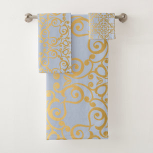 SALLE DE BAINS DE STYLE HAMPTONS BLEU CLAIR
