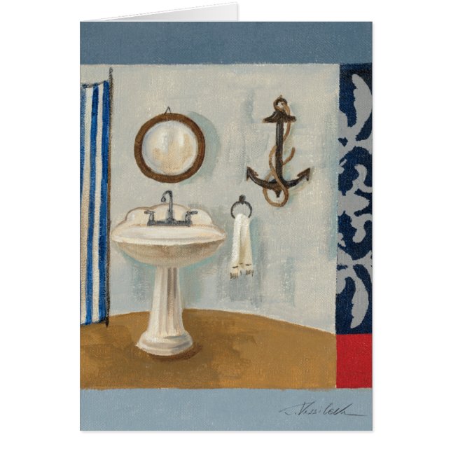 Salle de bains orientée nautique (Devant)