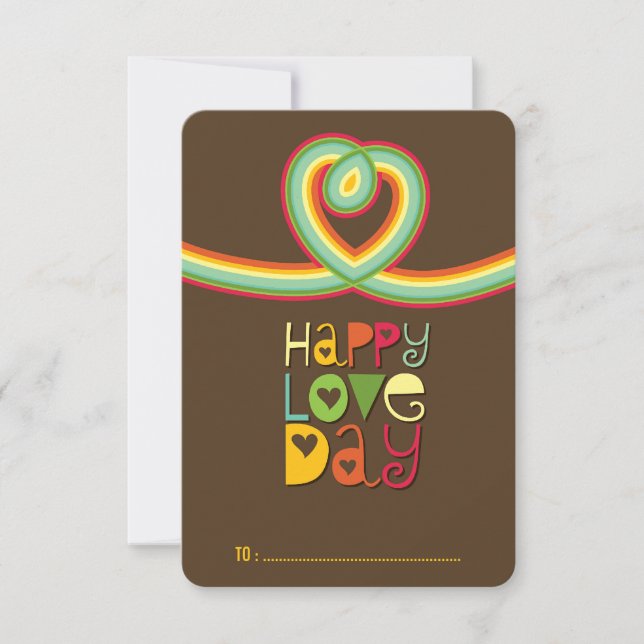 Salle de classe Rainbow Loop Valentine's Day Carte (Devant)