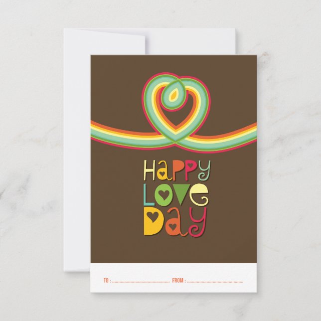 Salle de classe Rainbow Loop Valentine's Day Carte (Devant)