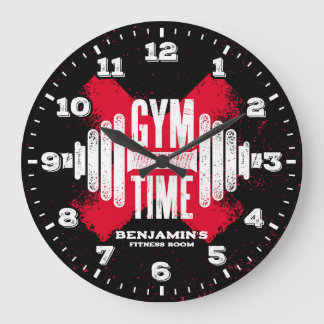 Salle De Fitness Salle De Fitness Horloge Mur Pers