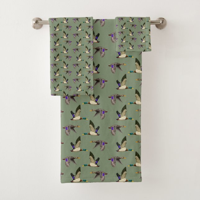 Salle en poudre Mallard Ducks (En situation)
