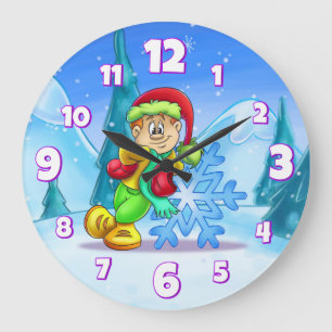 Salle Enfants Horloge ronde