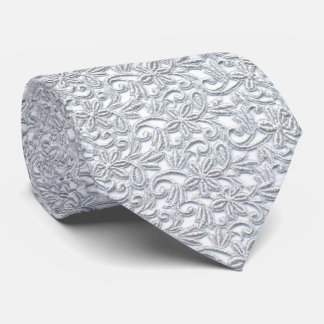 Salles Blanche Mariage robe Dentelle Motif Cravate