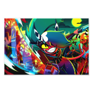 Sallie May Halloween Slasher   Helluva Boss   Photo Print