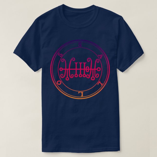 Sallos Sigil Causes Men to Love Women Purple Orang T-Shirt (Design Front)