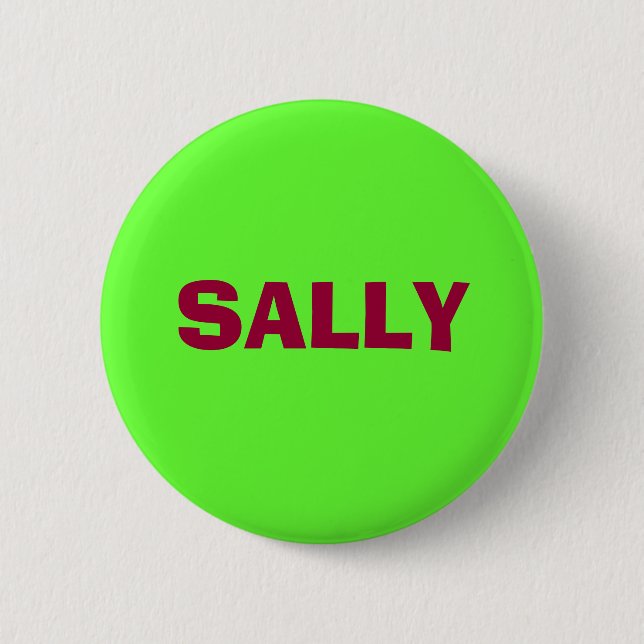 SALLY 2 INCH ROUND BUTTON (Front)