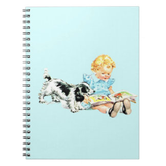 Sally and Spot 1950s Illustration Notebook