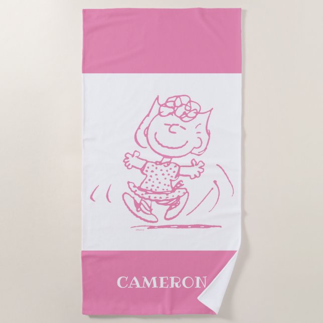 Sally Brown Dancing Beach Towel (Front)