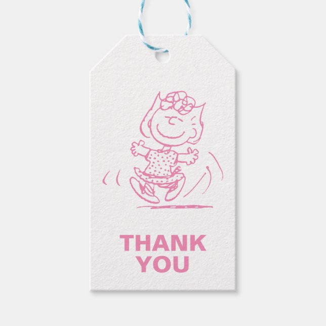 Sally Brown Dancing Gift Tags (Front)