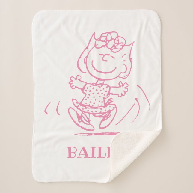 Sally Brown Dancing Sherpa Blanket (Front)