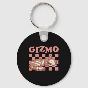 Sally Face Gizmo The Cat Chequered Nap Pattern Keychain