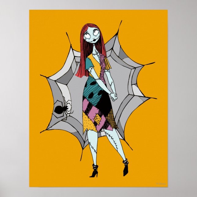 Sally in Spider Web Poster (Front)