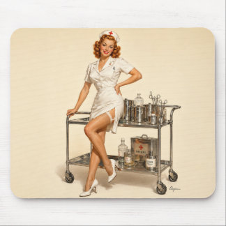 Sally Monroe - At Work Mouse Pad