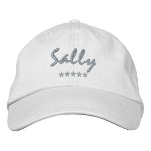 Sally Name Embroidered Hat