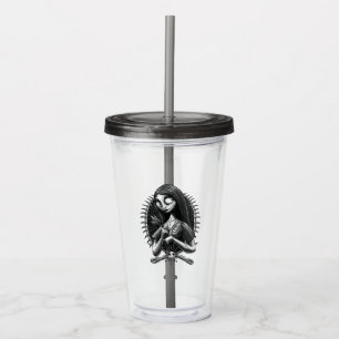 Sally   Nightmare Before Christmas Tatoo Style Acrylic Tumbler