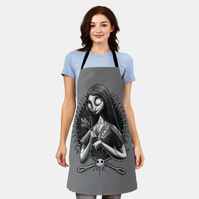 Sally | Nightmare Before Christmas Tatoo Style Apron (Worn)