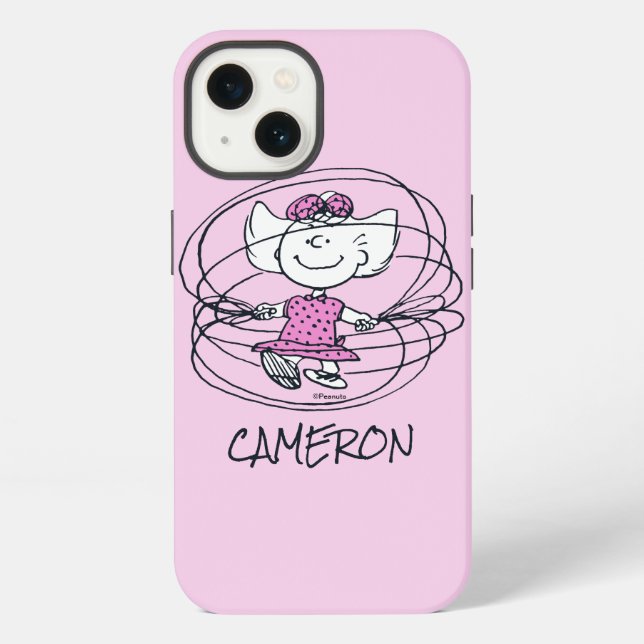 Sally Playing Jump Rope iPhone Case (Back)