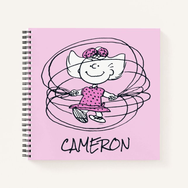 Sally Playing Jump Rope Notebook (Front)