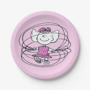 Sally Playing Jump Rope Paper Plate