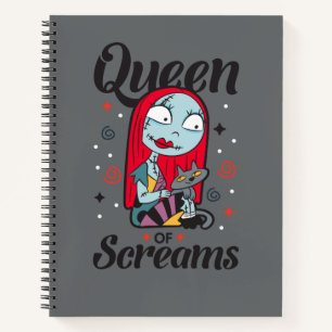 Sally   Queen of Screams Notebook