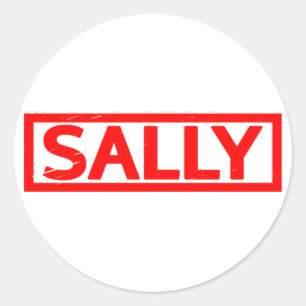 Sally Stamp Classic Round Sticker