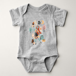 Sally's Magical Halloween Adventure Baby Bodysuit