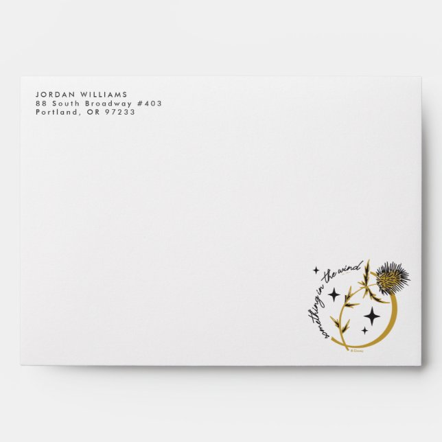 Sally's Thistle - Something In The Wind Envelope (Front)