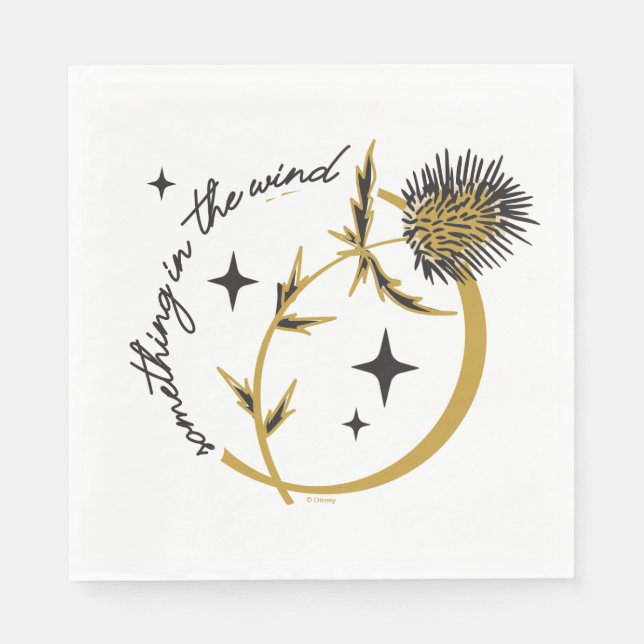 Sally's Thistle - Something In The Wind Napkin (Front)