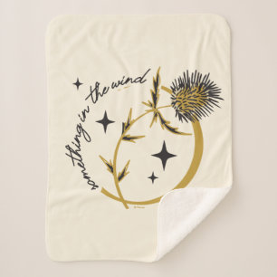 Sally's Thistle - Something In The Wind Sherpa Blanket