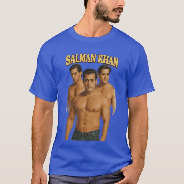 Salman Khan Retro Bollywood Actor T-Shirt (Front)