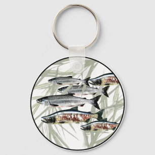 Salmon - Alaska Keychain