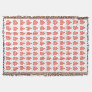 Salmon Asian Moods Buddah Boys Throw Blanket