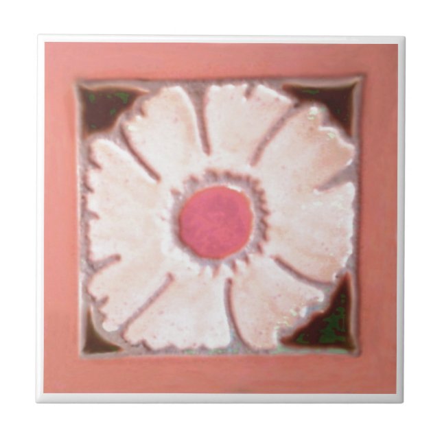 Salmon Border Tile (Front)