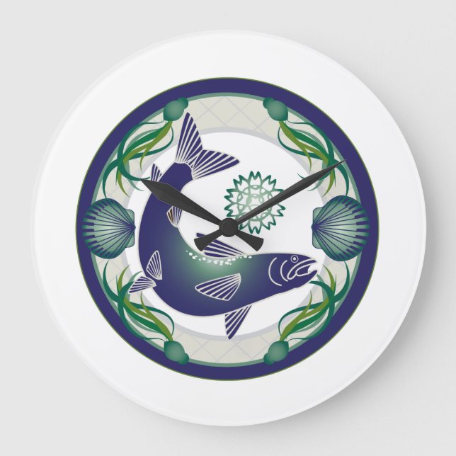 Salmon clock (Front)