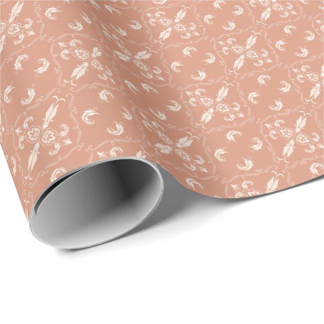 Salmon Cloud Wrapping Paper (Roll Corner)