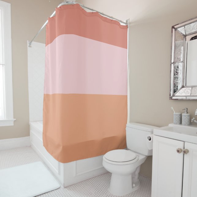 Salmon Colour Gradient Modern Minimalist BOHO Chic (In Situ)