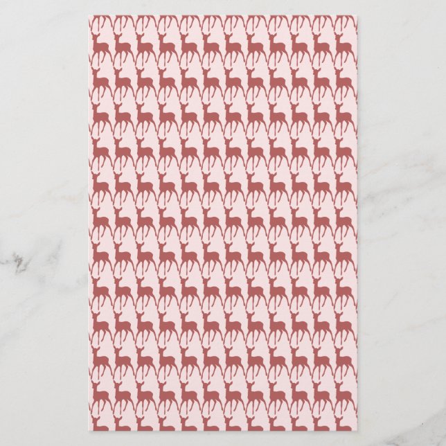 Salmon Deer Pattern Background (Front)