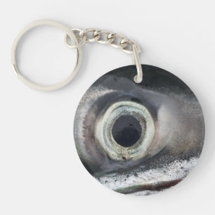 Salmon Eye Keychain